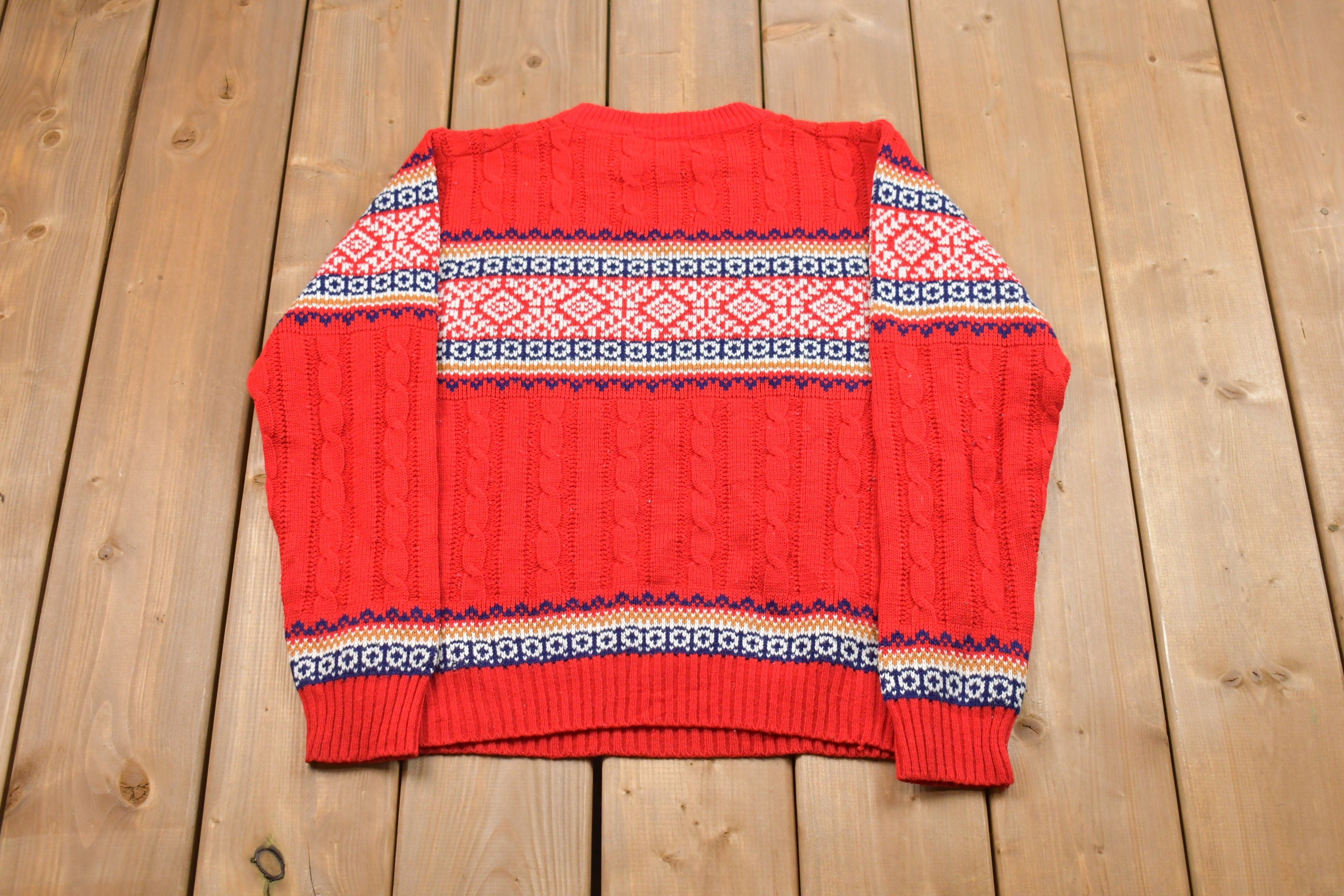 Vintage Cable Knit Sweater