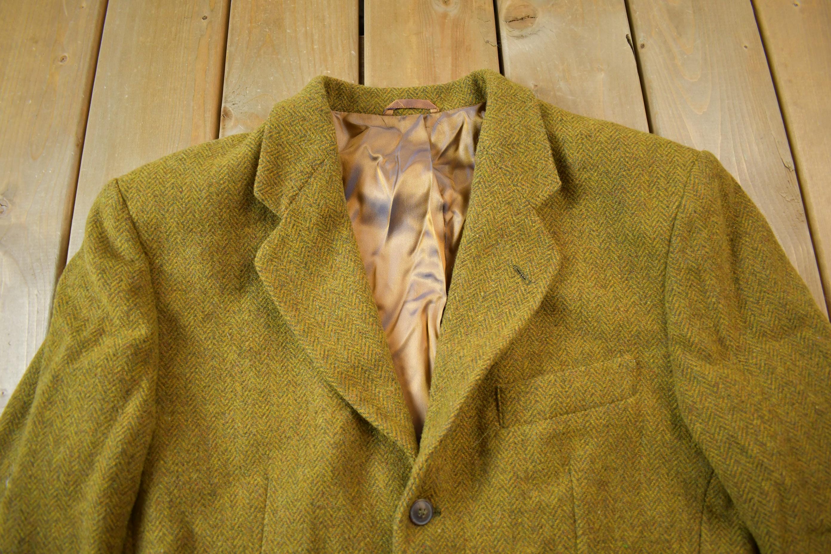 Vintage 1990s Millemiglia 100% Wool Blazer Jacket Made In Italy