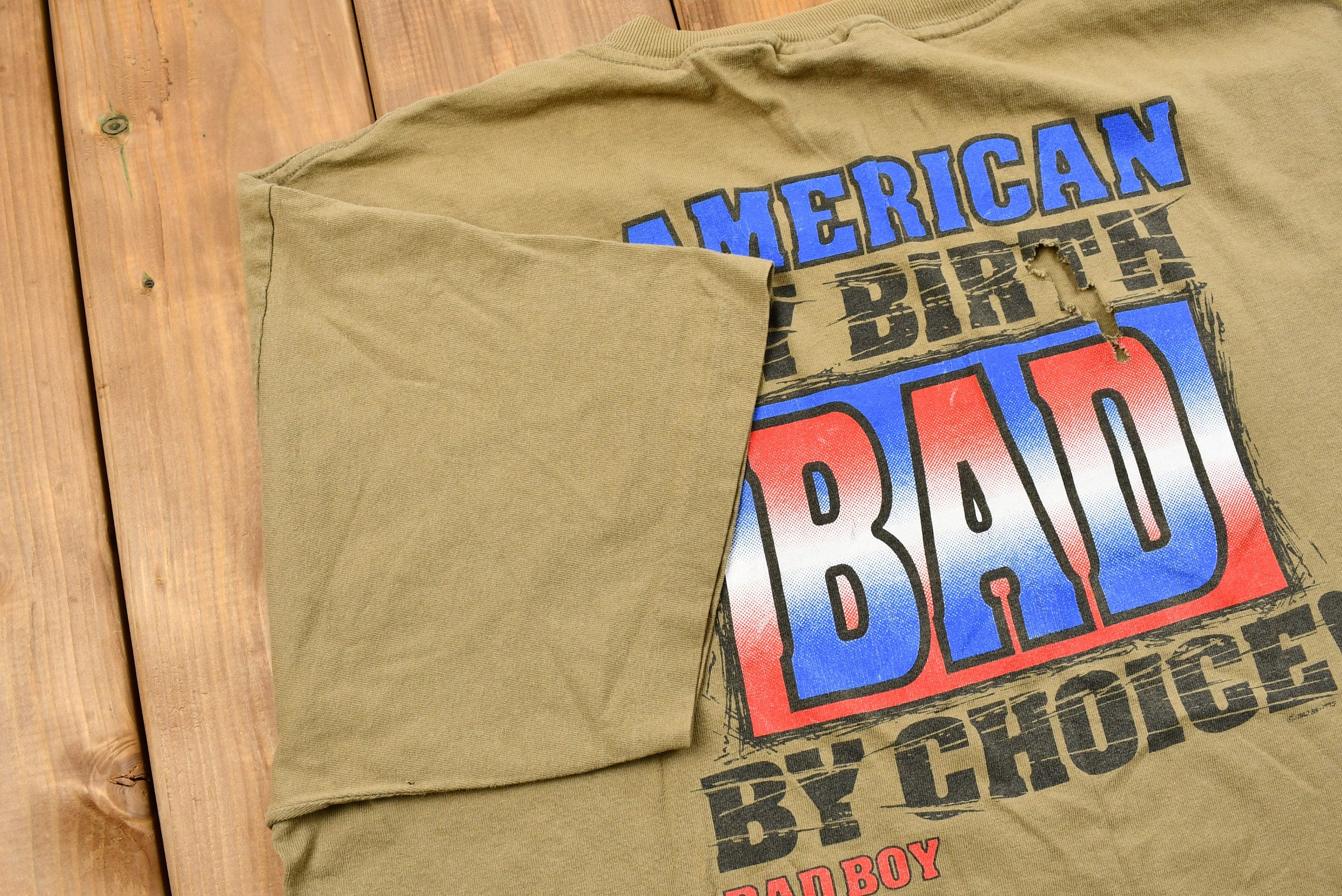 Vintage 1995 Distressed Bad By Choice T-Shirt