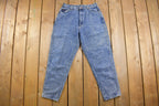 Vintage 1990s Lee Acid Wash Blue Denim Jeans Size 27 x 26