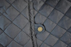 Vintage 1990s Lauren By Ralph Lauren Light Pleated Hooded Zip Up Abstract Lined Jacket