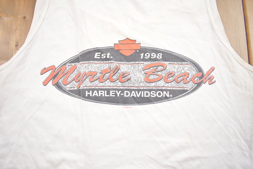 Vintage 1999 Myrtle Beach Harley Davidson Tank Top
