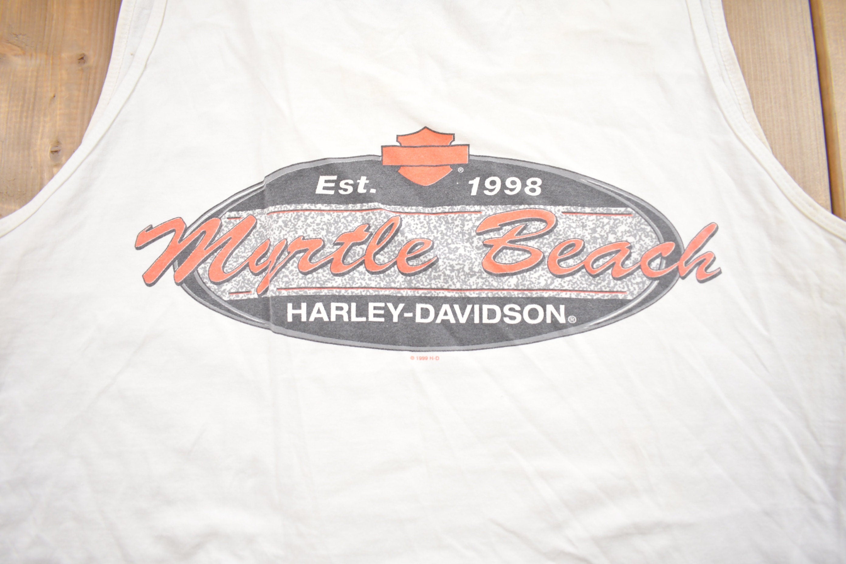 Vintage 1999 Myrtle Beach Harley Davidson Tank Top