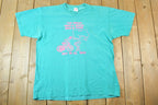 Vintage 1992 Summer Tour Bike A Thon Souvenir T-Shirt Mens XL