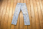 Vintage 1990s Levi's 501 Light Wash Denim Jeans Size 28 x 25