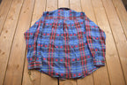 Vintage 1990s Nak Plaid Button Up Shirt