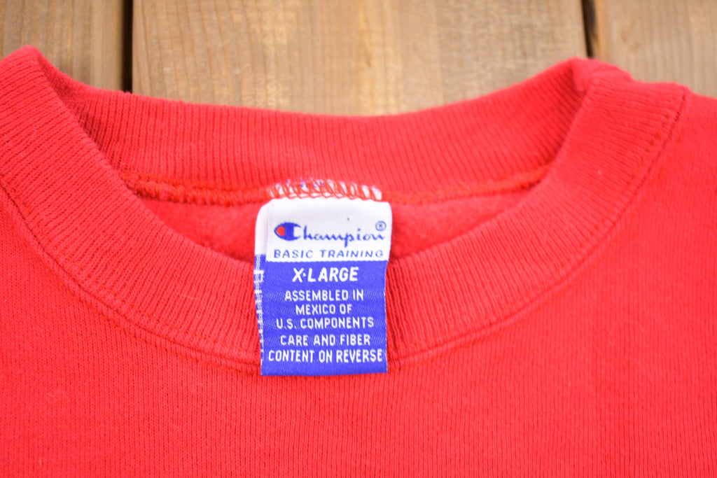 Vintage 1990s University Of Wisconsin Badgers Champion Crewneck Sweatshirt