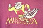 Vintage 1990s Minnesota Gophers Cartoon University Crewneck Sweater Men's XL