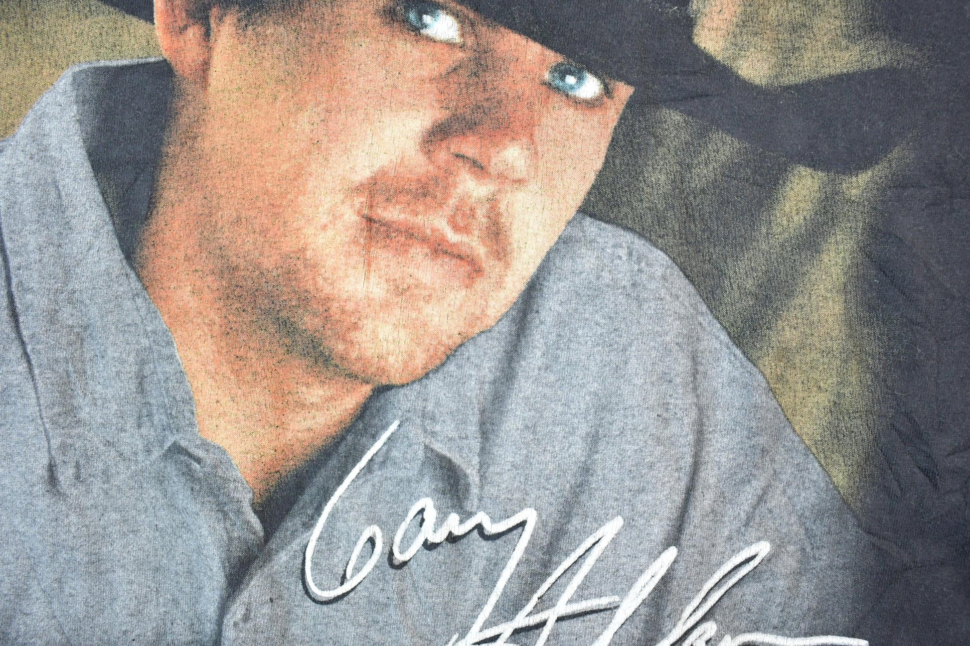 Vintage 90s Gary Allen Band T-shirt - Single Stitch Music Tee - Size Medium