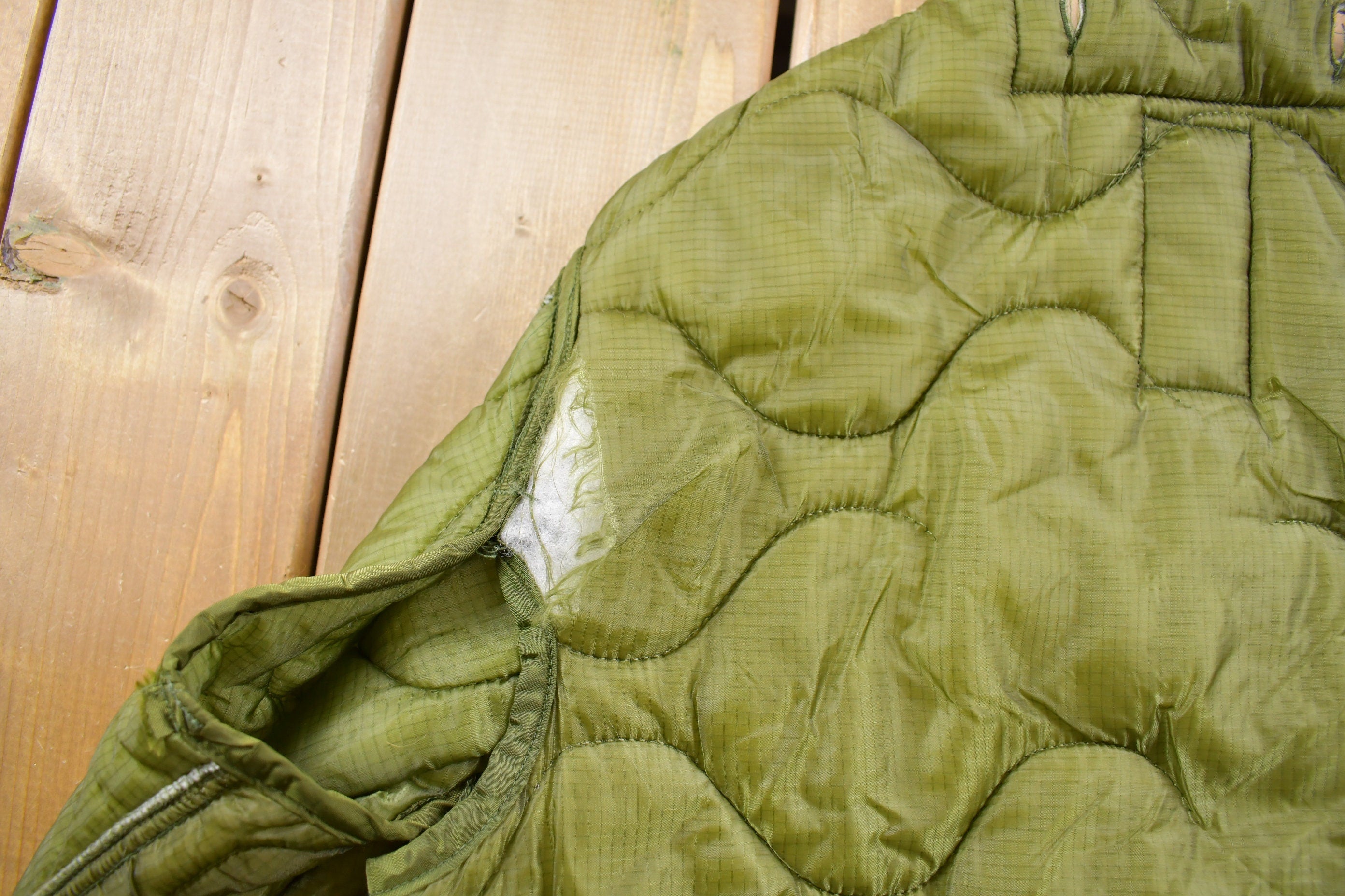 Vintage 1988 Military Jacket Lining