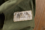 Vintage 1970s Army Military Green Button Up Shirt