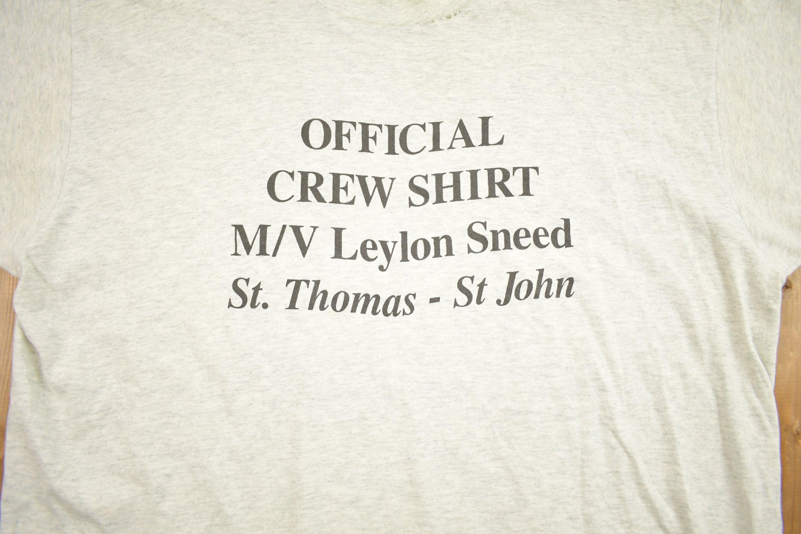 Vintage 1990s Leylon Sneed Crew Graphic T Shirt