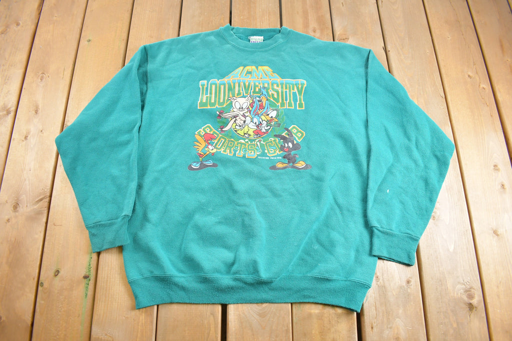 Vintage 1992 ACME University Tiny Tunes Warner Bros Looney Tunes Crewneck