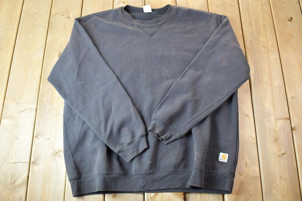 Vintage Distressed Carhartt Blank Crewneck Sweatshirt
