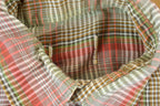 Vintage 1980s Red Plaid Western Button Up Shirt