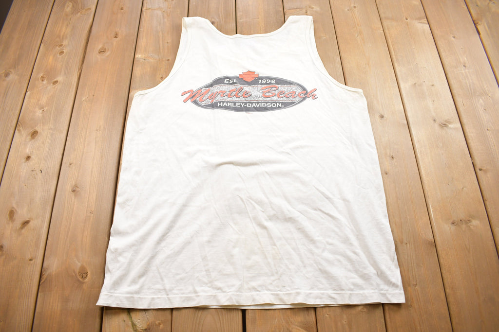 Vintage 1999 Myrtle Beach Harley Davidson Tank Top