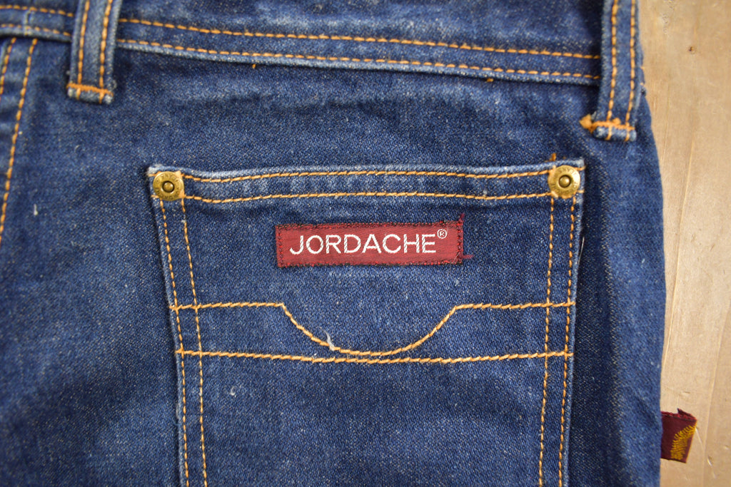 Vintage 1990's Jordache Horse Embroidered Blue Jeans 30 x 31.5