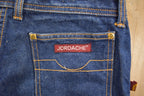 Vintage 1990's Jordache Horse Embroidered Blue Jeans 30 x 31.5
