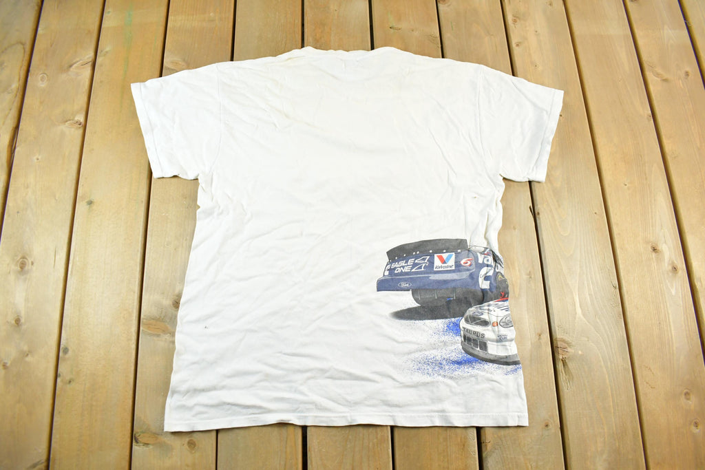 Vintage 2000s Valvoline NASCAR Racing Graphic T-Shirt Men's Large