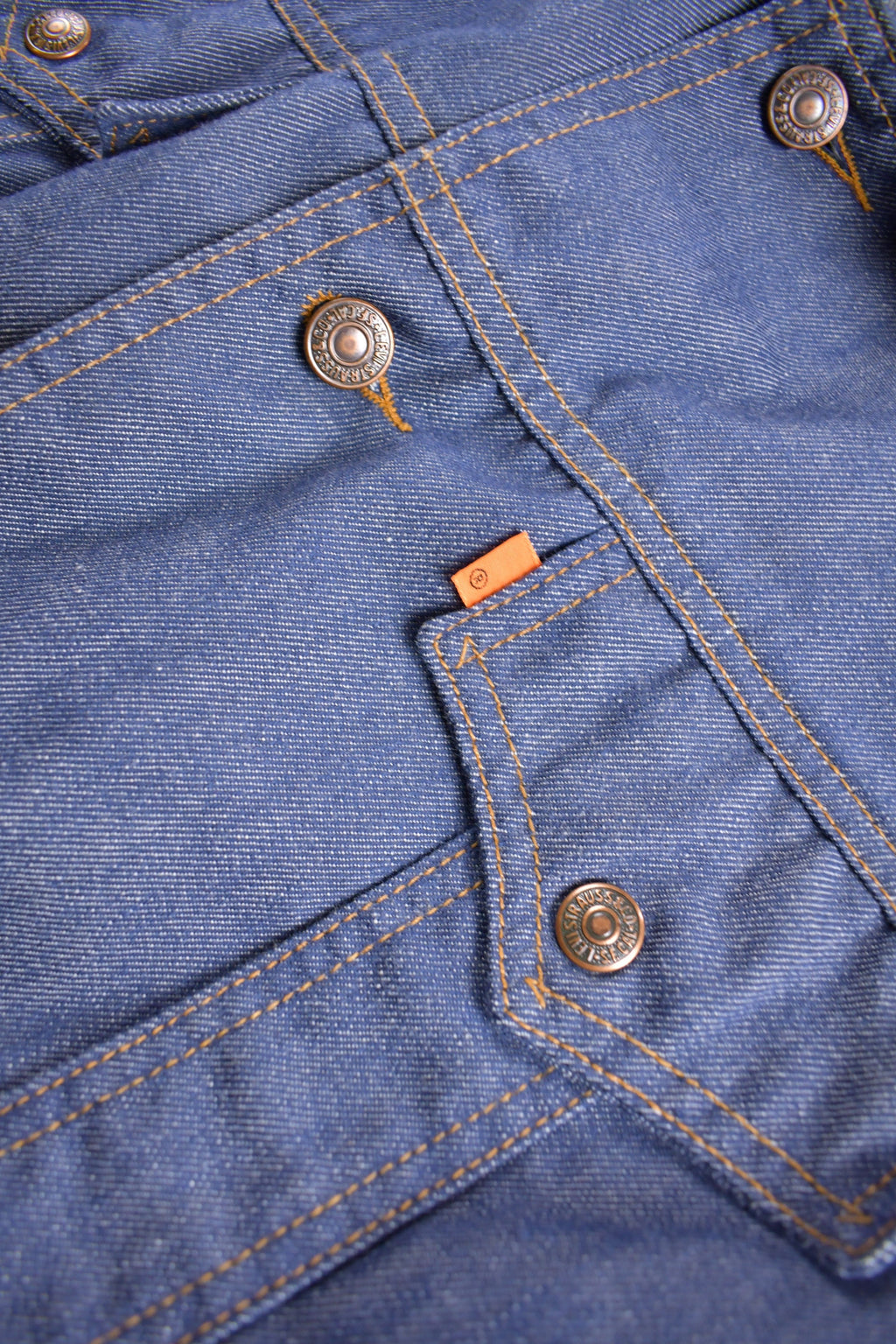 Vintage 1970s Levi's Orange Tab Lightweight Jean Jacket