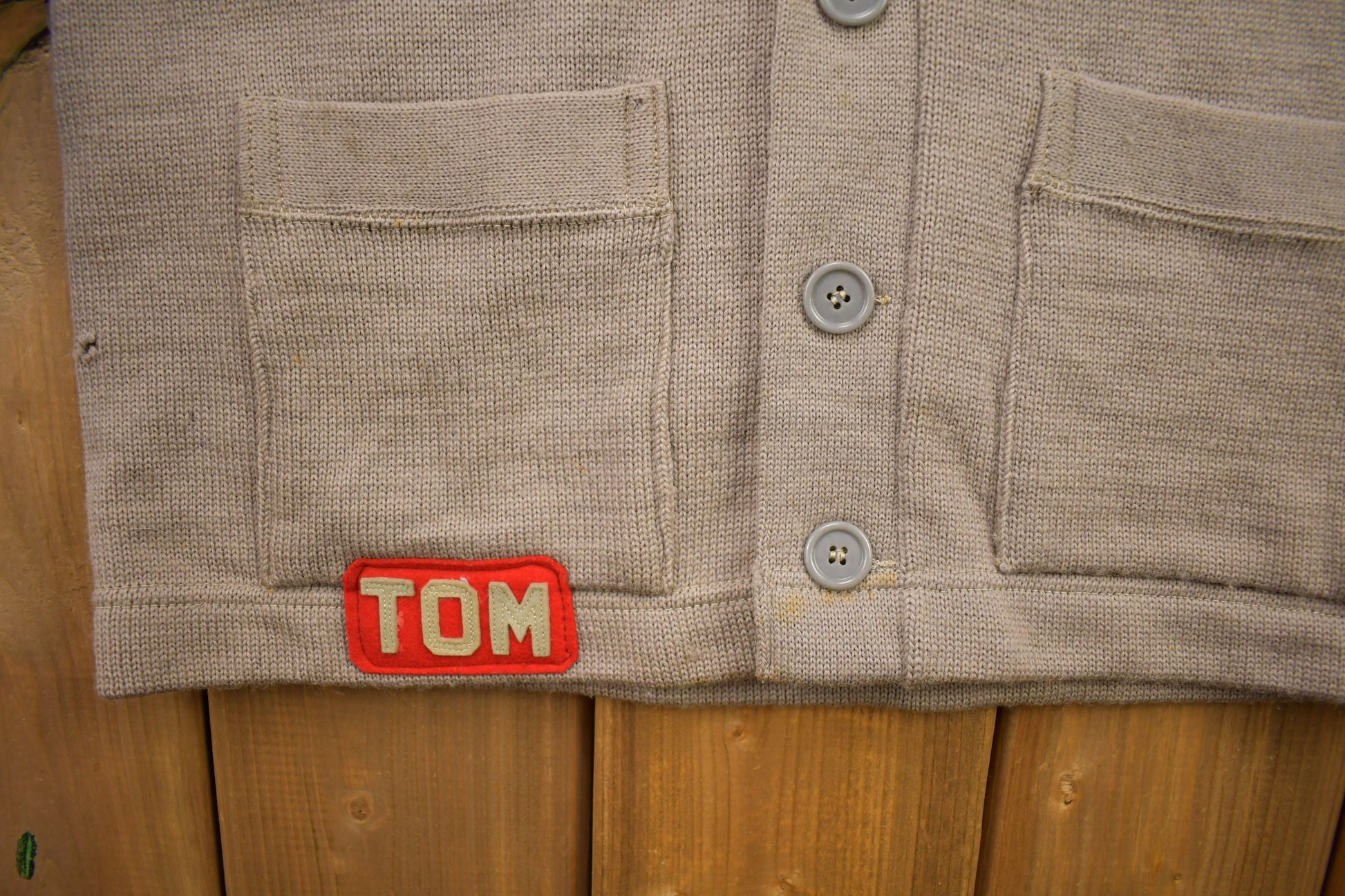 Vintage 1950s Blepp-Coombs Sporting Goods Collegiate Cardigan Sweater