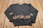 Vintage 1990s JH Collectibles Wool Knitted Crewneck Sweater
