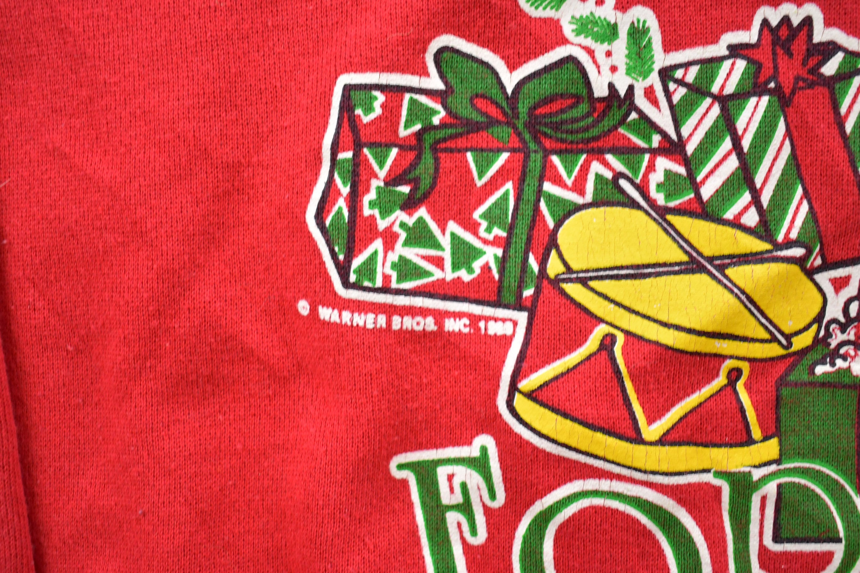 Vintage 1989 Warner Bros For Me? Wile E. Coyote Graphic Crewneck