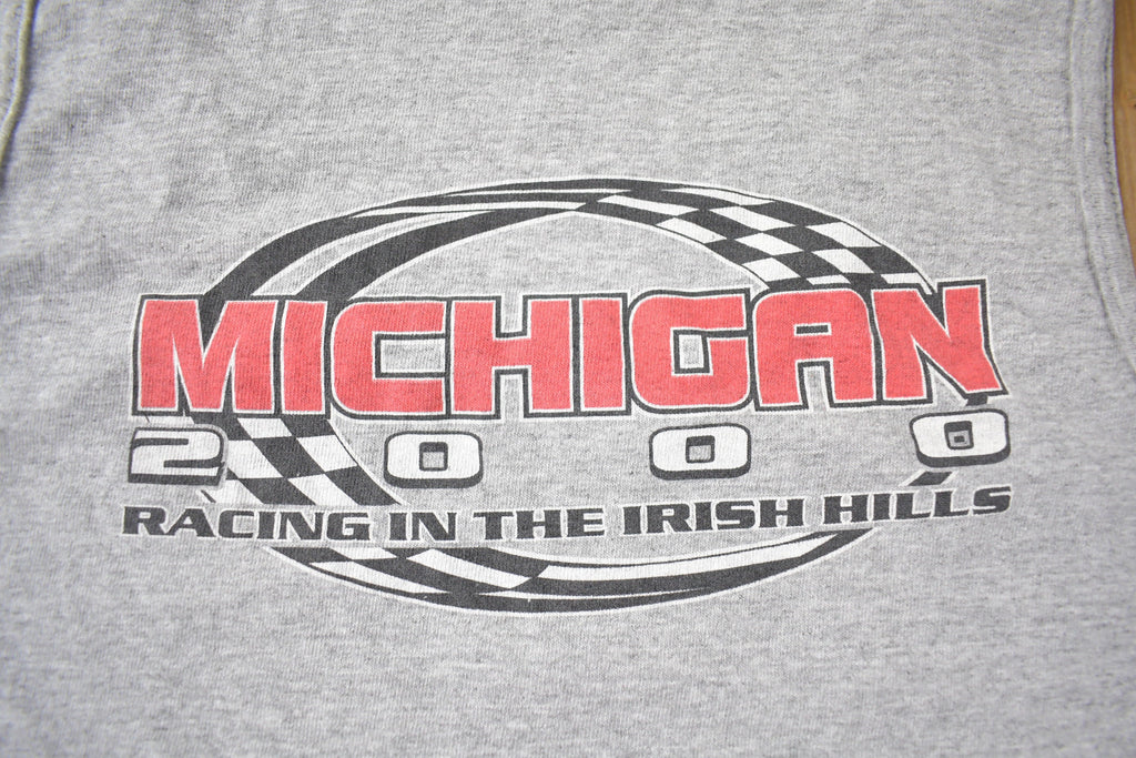 Vintage 2000 Michigan Racing Race Car Tank Top
