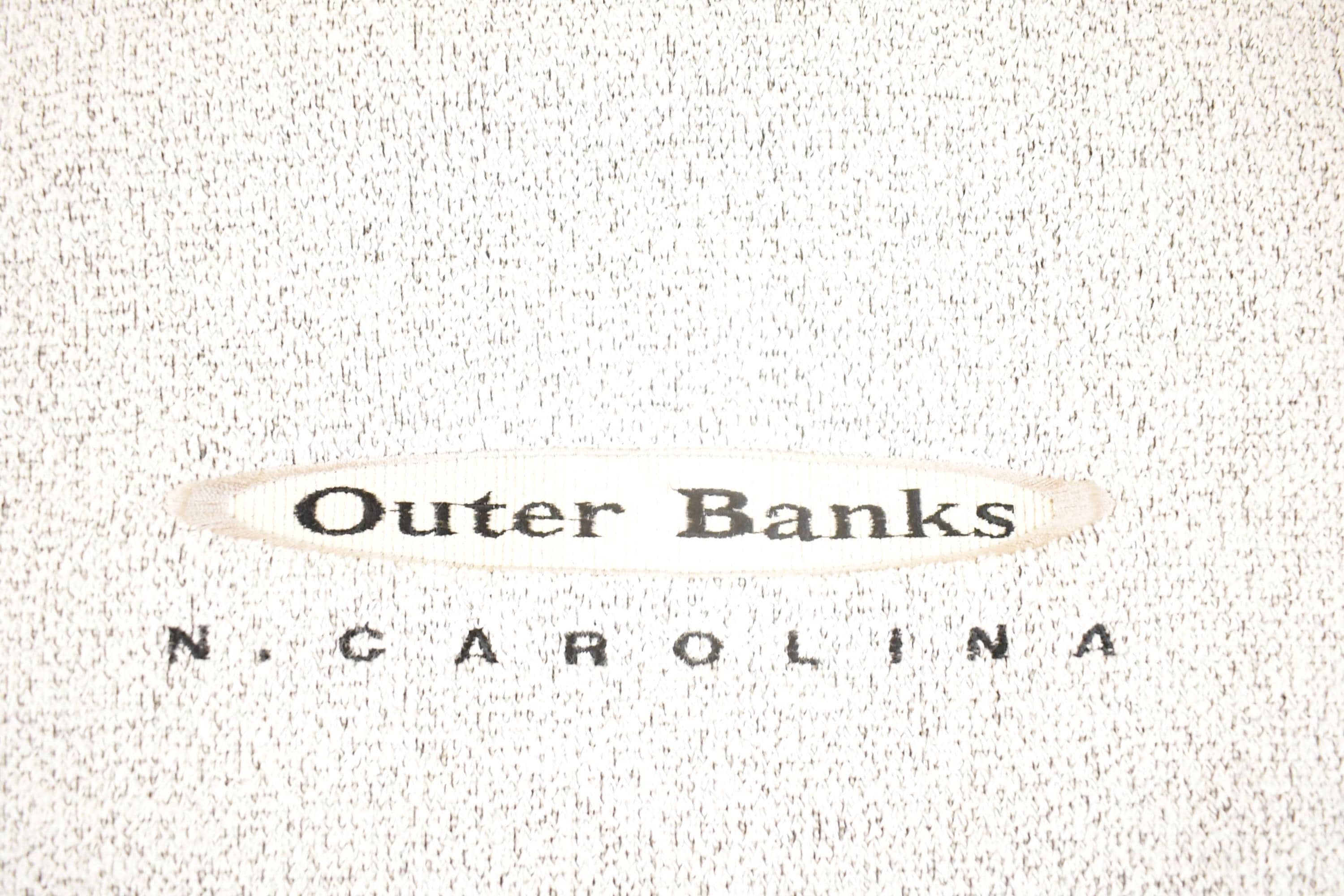 Vintage 1990s Outerbanks Carolina Souvenir Crewneck Sweatshirt Men's M / 90s Crewneck / Travel Vacation Sweater