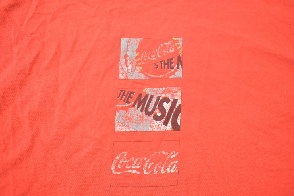 Vintage 1993 Enjoy Coke Mesh Pocket T-Shirt