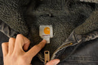Vintage Y2K Carhartt Sherpa Lined Sandstone Jackson Work Jacket Men's Large