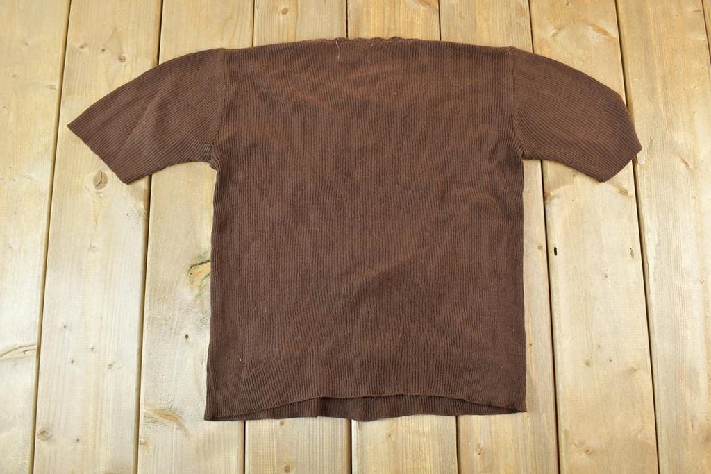 Vintage 1970s Antoinette Knit Floral T-Shirt
