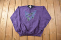 Vintage 1990s Peacock Feather Cute Crewneck Sweater