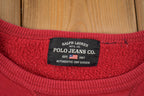 Vintage 1990s Polo Jeans Co. Ralph Lauren Embroidered Crewneck Sweatshirt