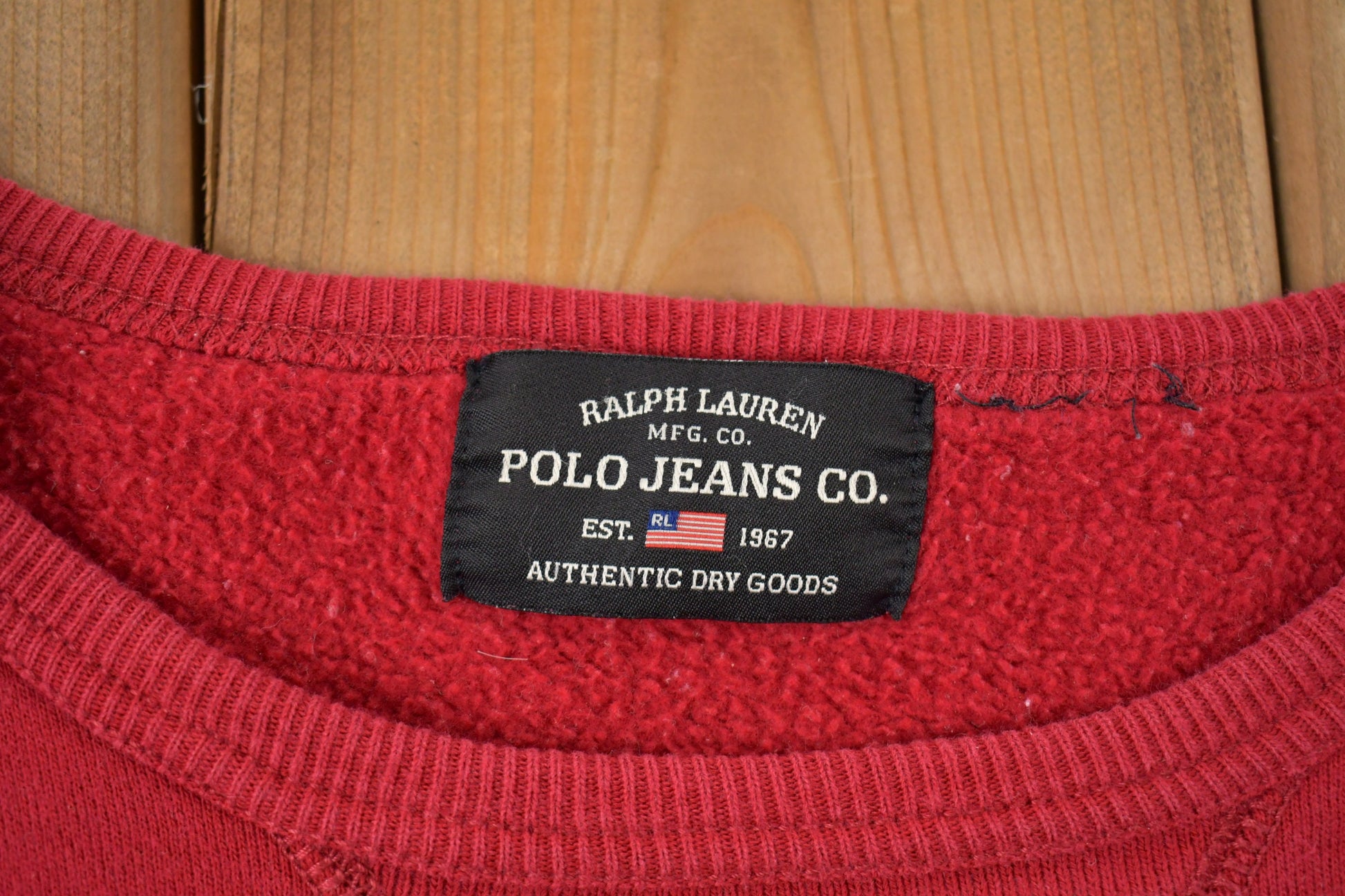 Vintage 1990s Polo Jeans Co. Ralph Lauren Embroidered Crewneck Sweatshirt