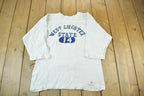 Vintage 1970s 1980s West Chester State University Collegiate T-Shirt Men's Medium  80s Champion Thrashed Distressed NCAA Tee  Americana