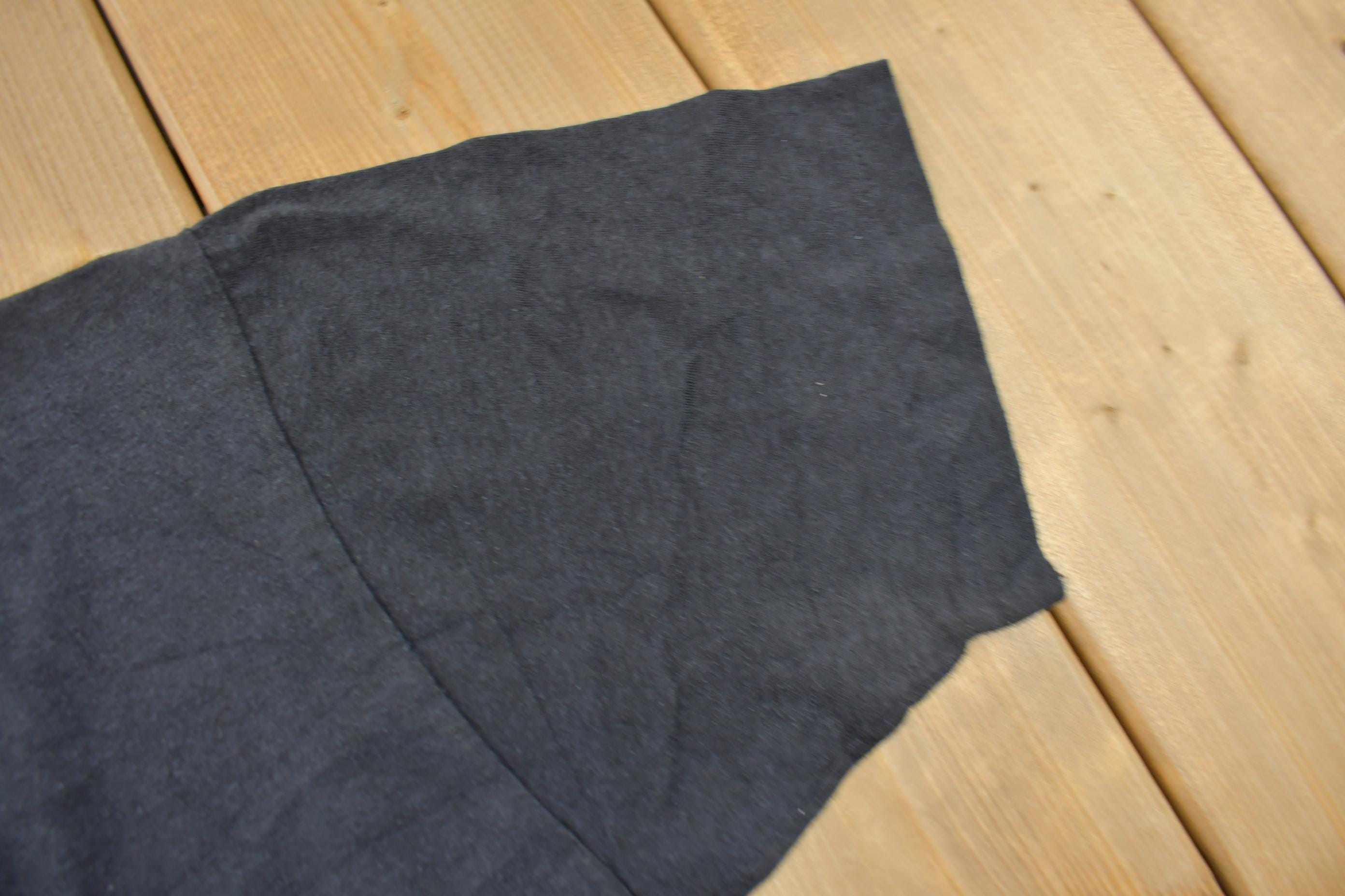 Vintage 1980s Zebra Room Washington DC Single Stitch Graphic T-Shirt Made In USA