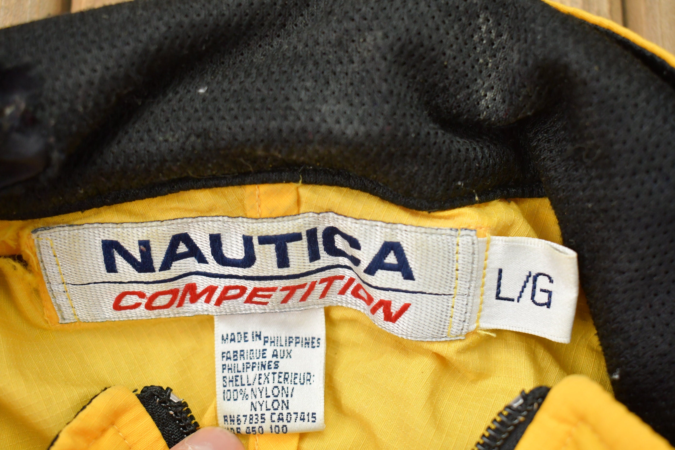 Vintage 1990s Nautica Competition Sailing Windbreaker Jacket