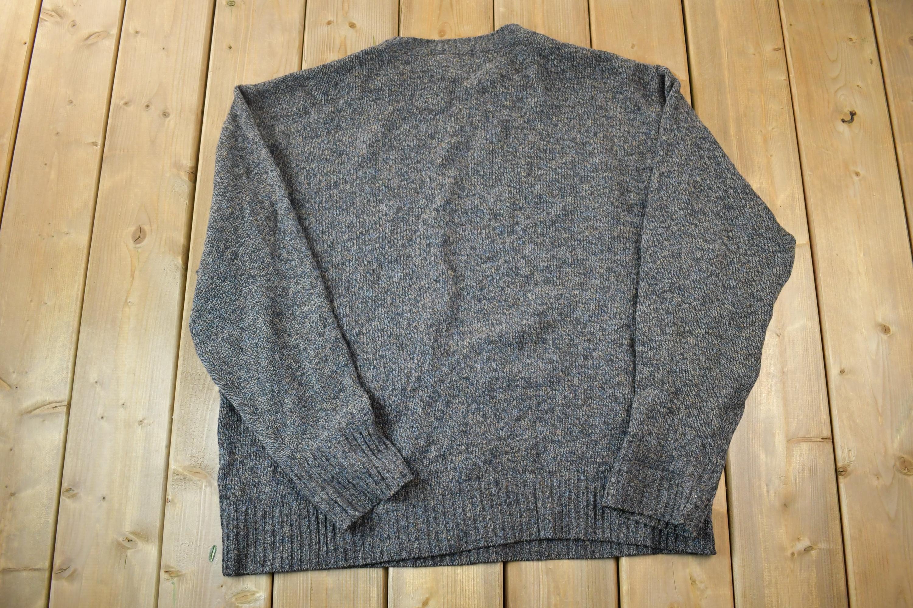 Vintage 1990s Pendleton 100% Pure Virgin Wool Knit Sweater