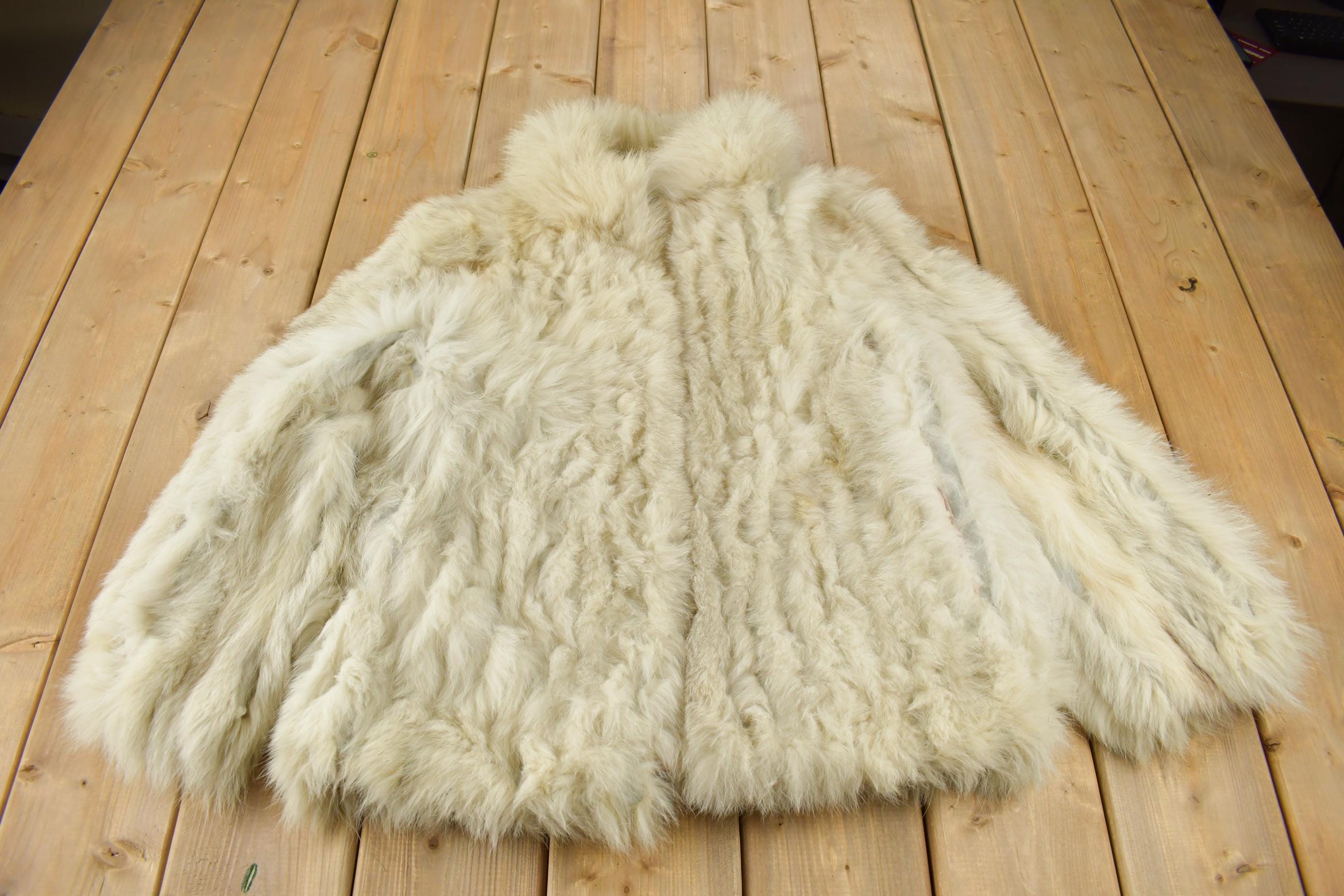 Vintage 1970s Saga Fox Arctic Fox Fur Coat