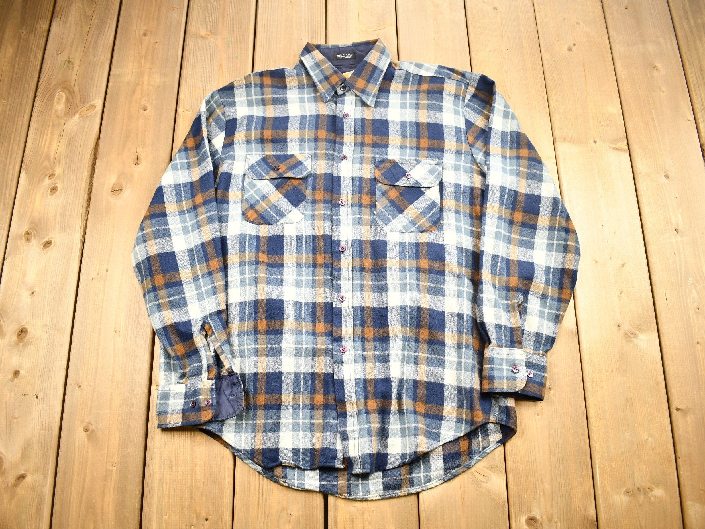 Vintage 1980s Ozark Trail Button Up Plaid Shirt