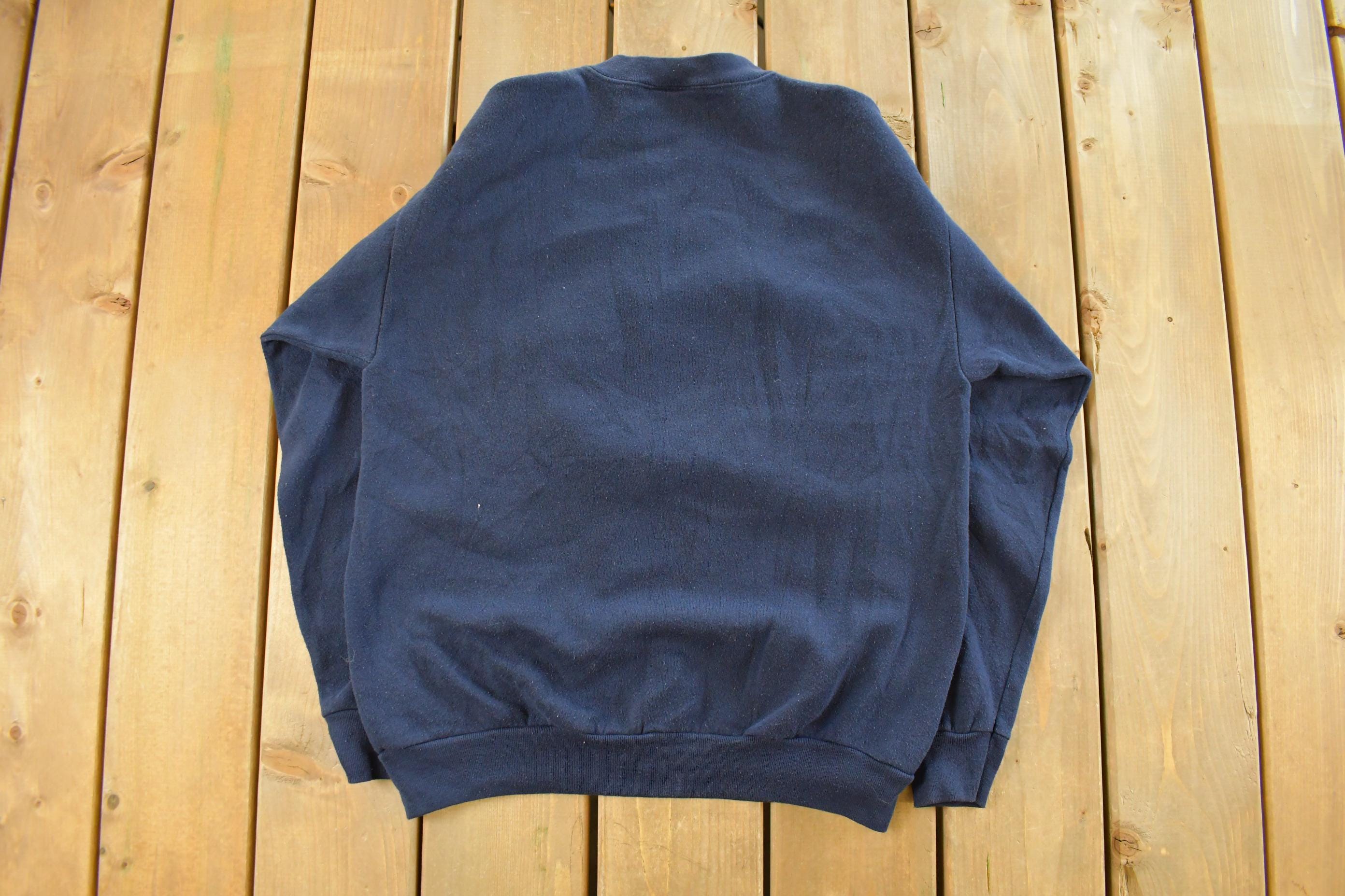 Vintage Pumpkin Autumn Crewneck Sweatshirt Men's Medium