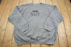 Vintage 1990s Nagy Faded Grey Crewneck Sweatshirt XXL