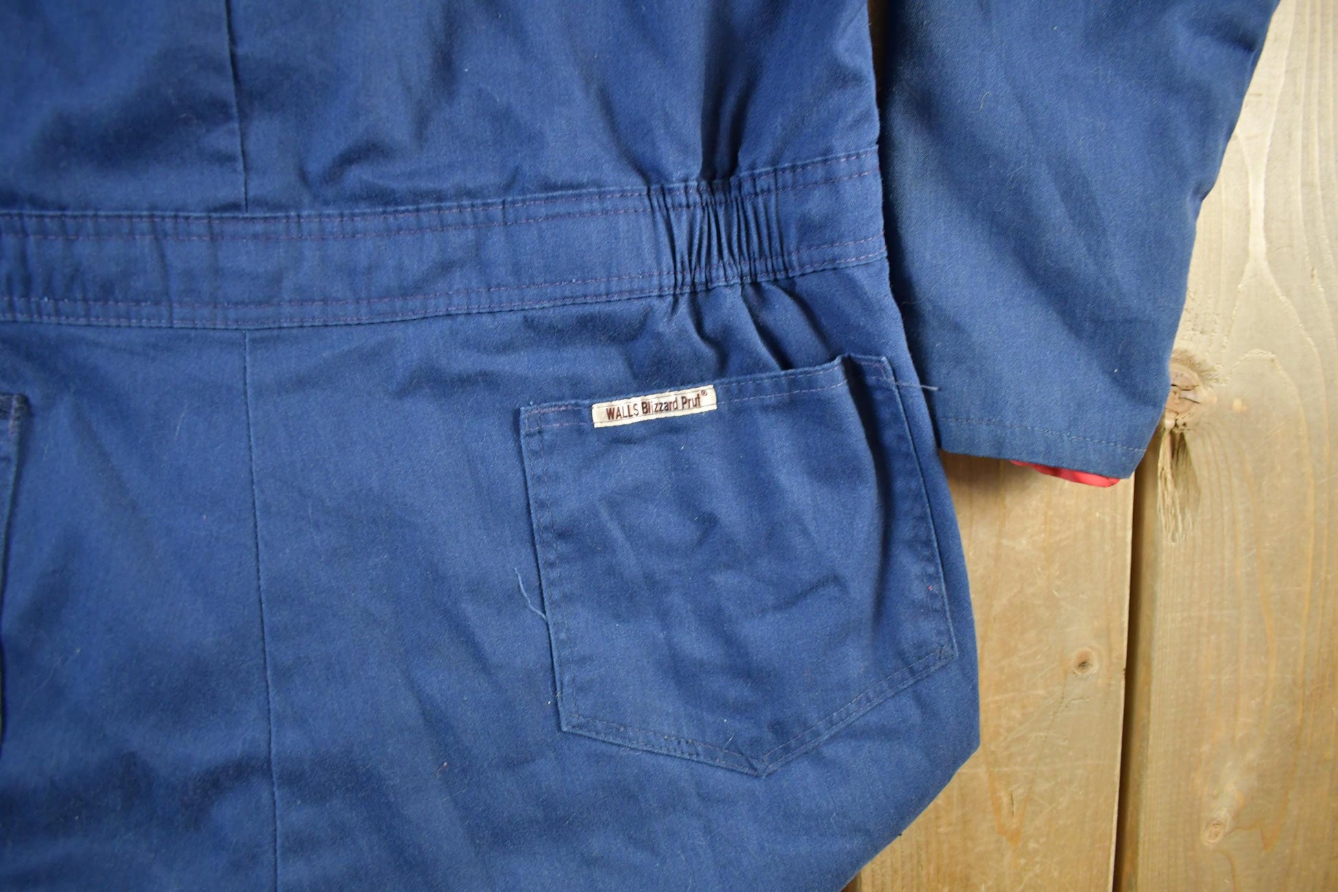 Vintage 1980s Walls Blizzard Pruf Insulated Jumpsuit Men's Large Tall