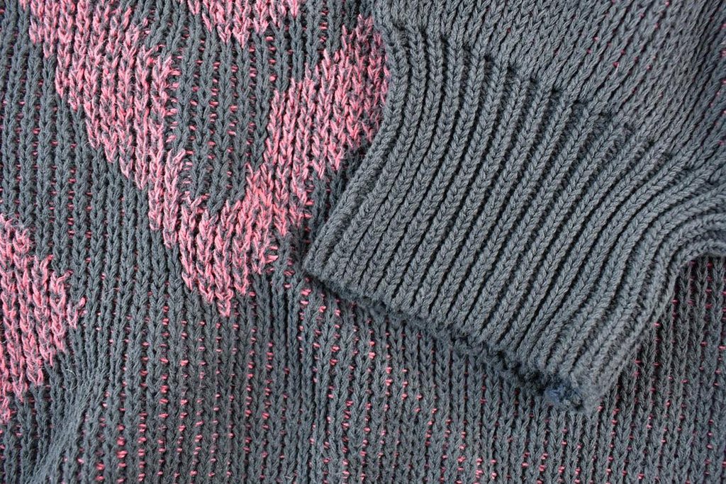Vintage 1990s Generra Knit Abstract Pattern Crewneck Sweater