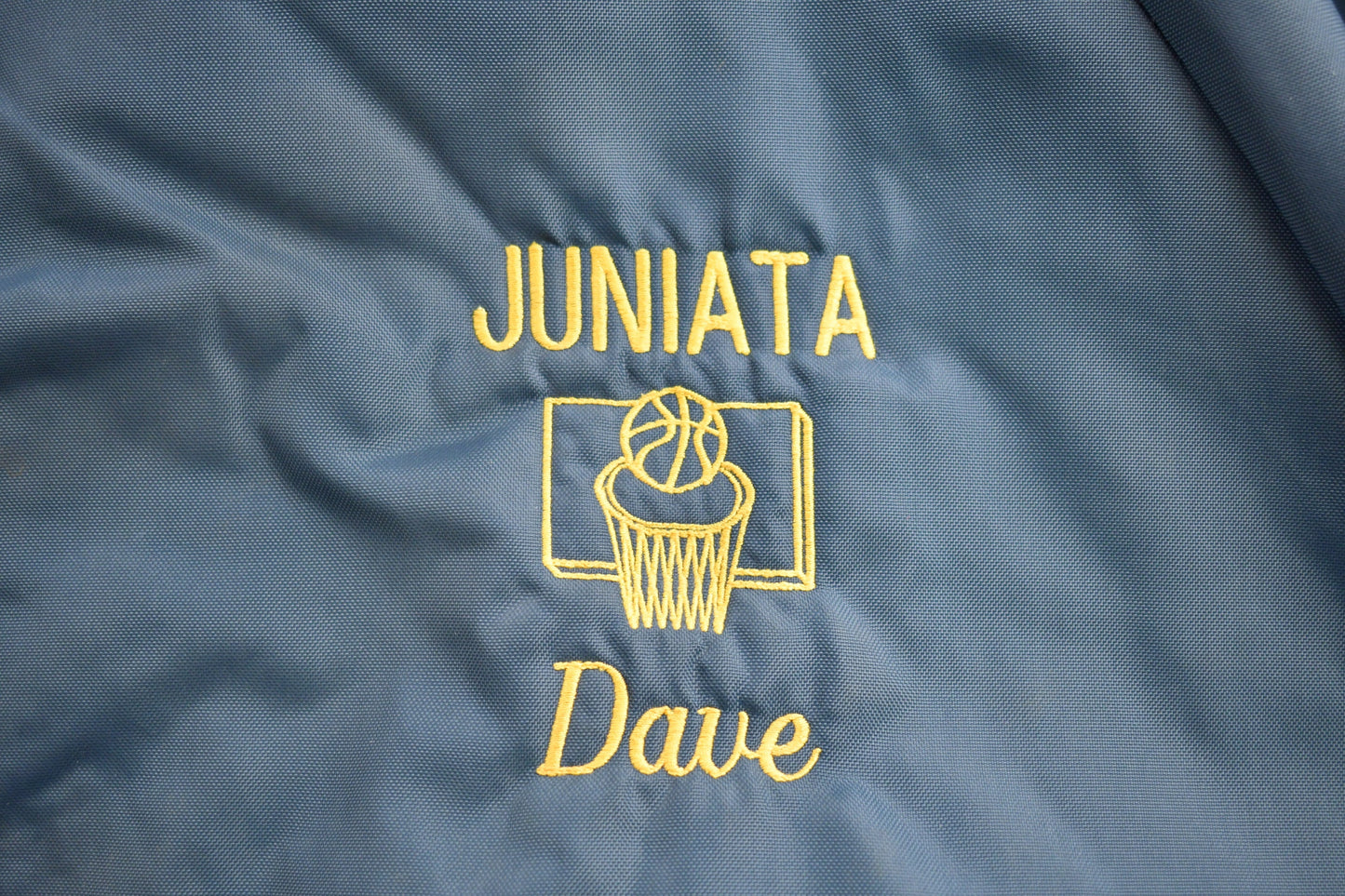 Vintage 1980s Hartwell Jackets Juniata Basketball Bomber Jacket / Athleisure Sportswear / Streetwear Fashion / Sports Apparel / Made In USA