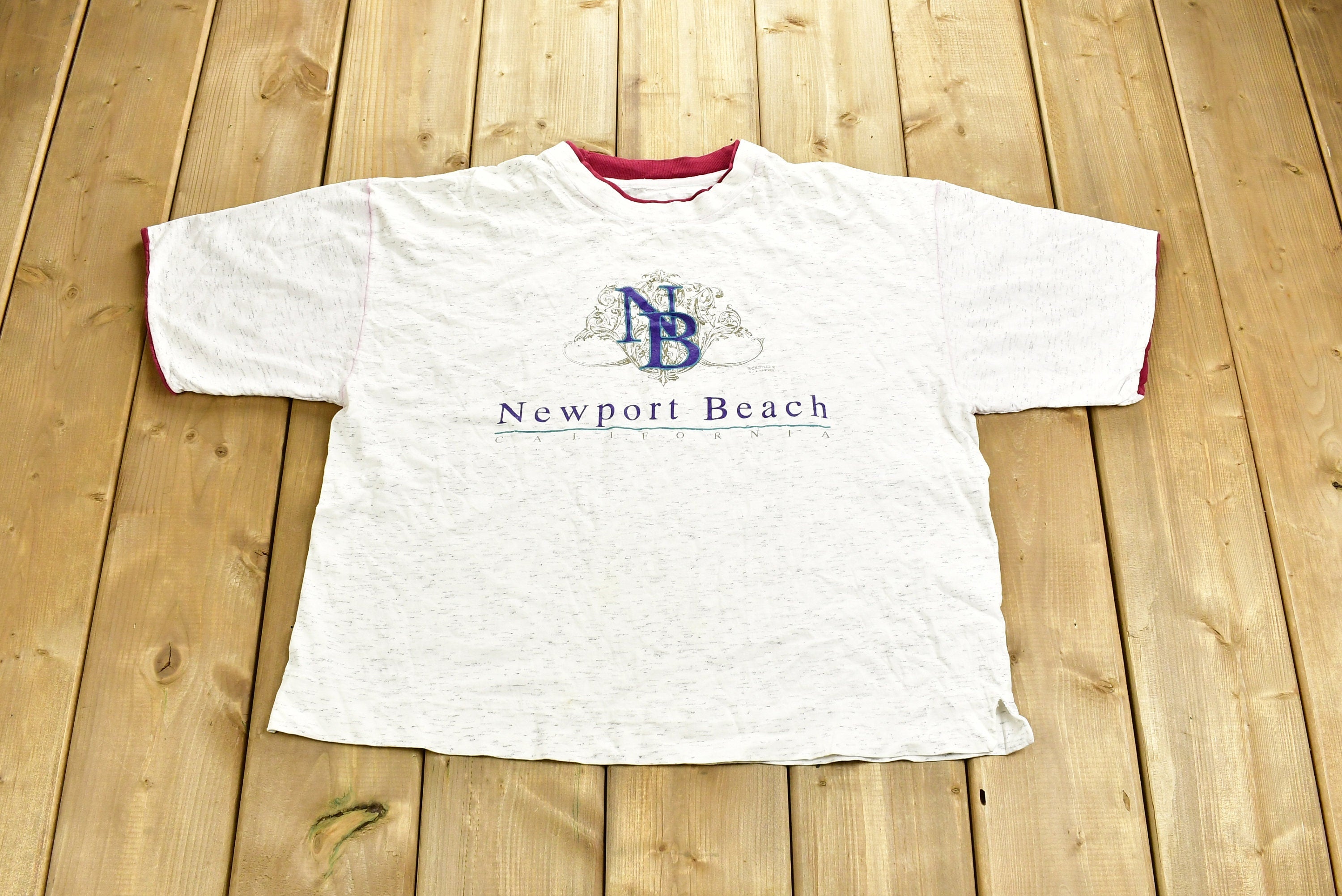Vintage 1990s Newport Beach California T-Shirt