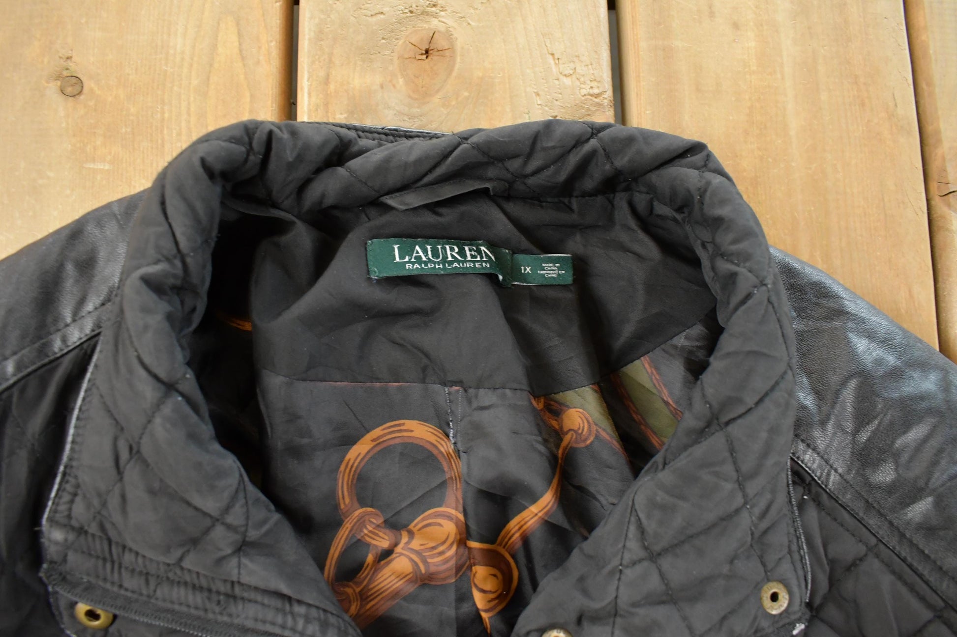 Vintage 1990s Lauren Ralph Lauren Quilt Jacket Women's XL