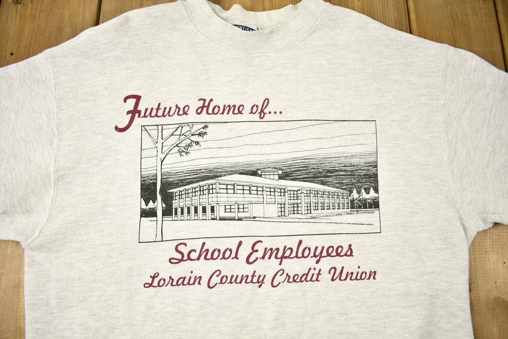 Vintage 1990s Lorain County Credit Union Crewneck Sweatshirt