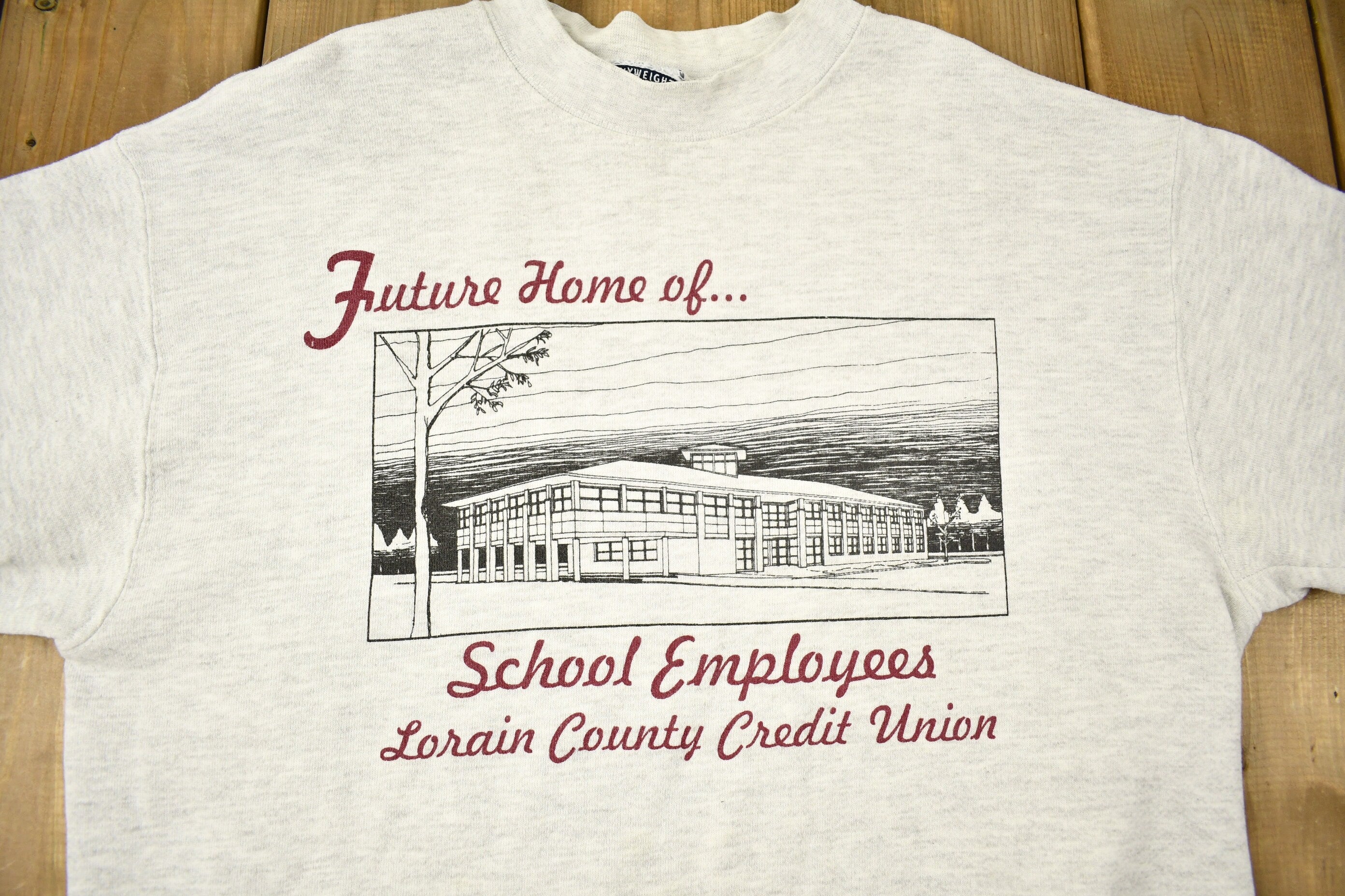 Vintage 1990s Lorain County Credit Union Crewneck Sweatshirt